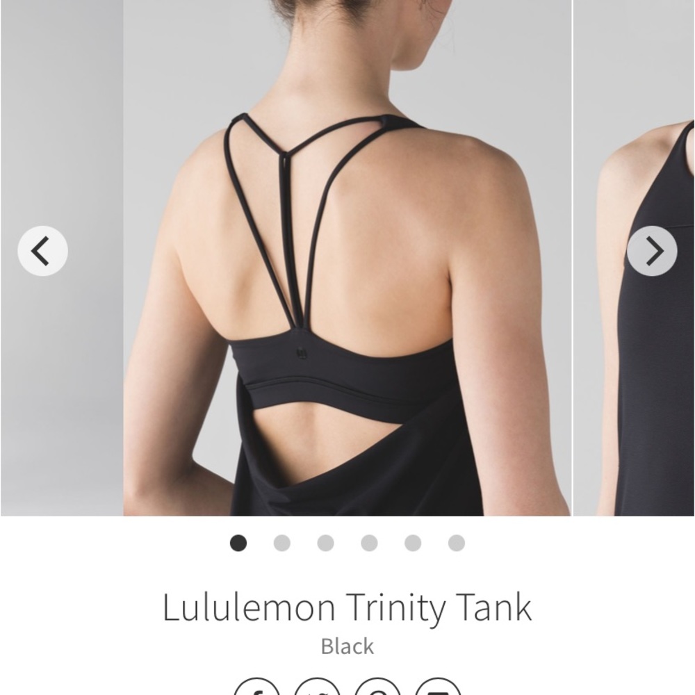 Lululemon trinity tank size 4